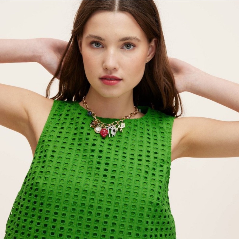 Kate Spade x Target eyelet tank top
